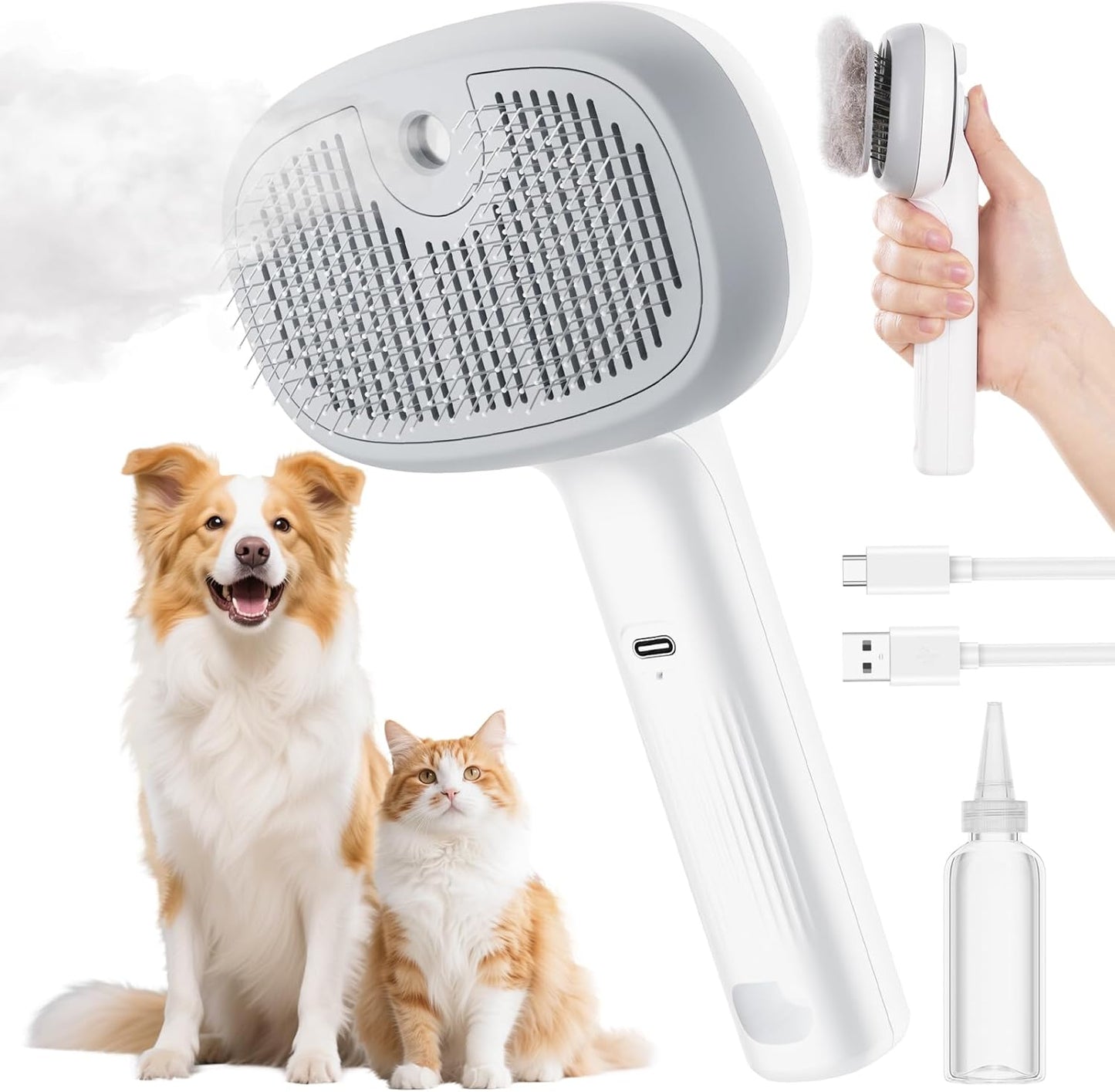 Cepillo Pulverizador de Vapor