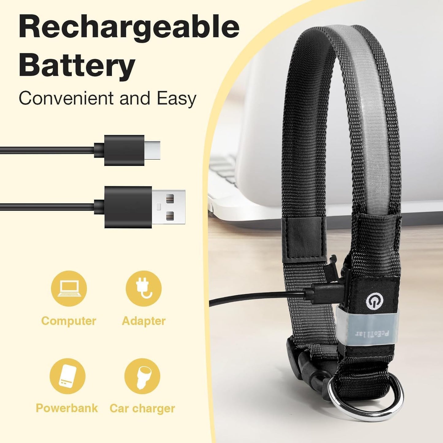 Collar LED Brillante