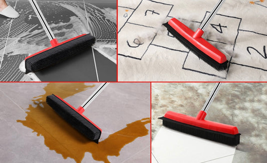 Escoba de Goma con Mango largo