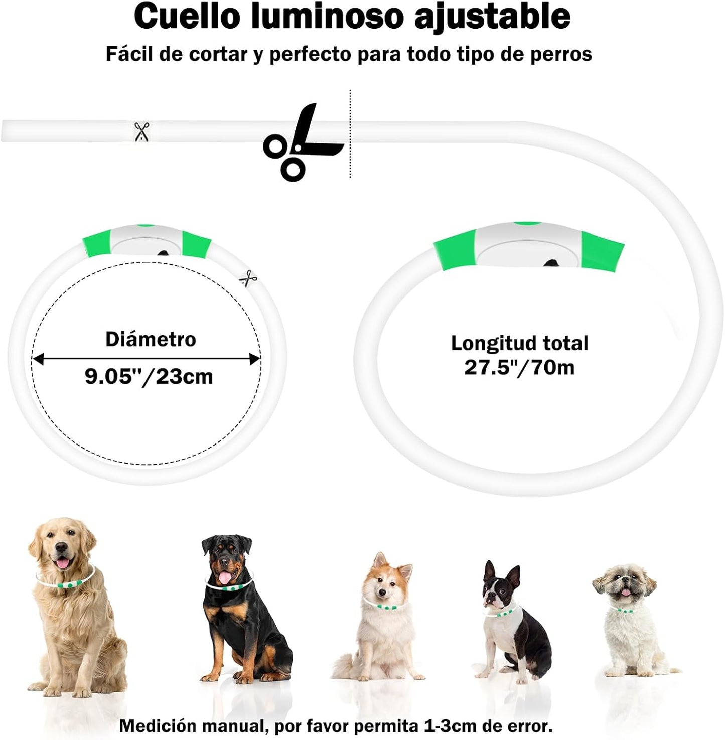 Collar Luminoso Recargable